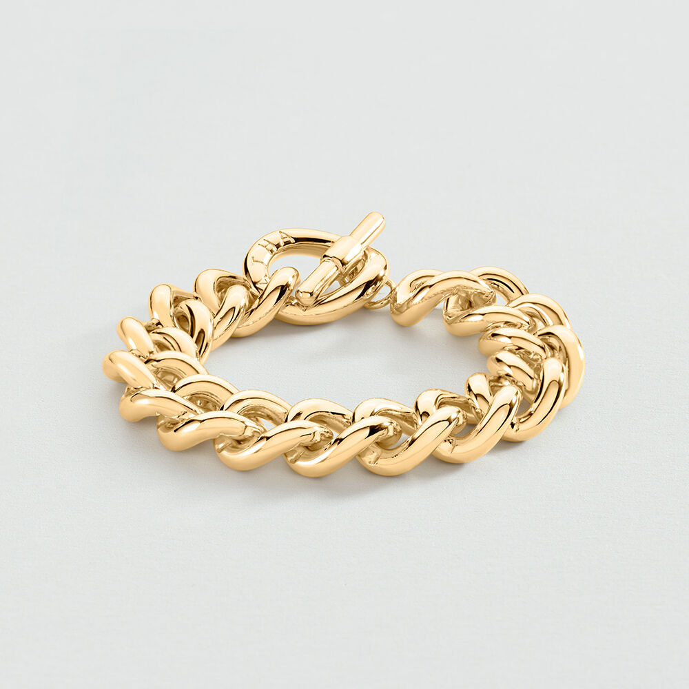 Link bracelet REAUMUR - Golden - Bracelets  | Agatha