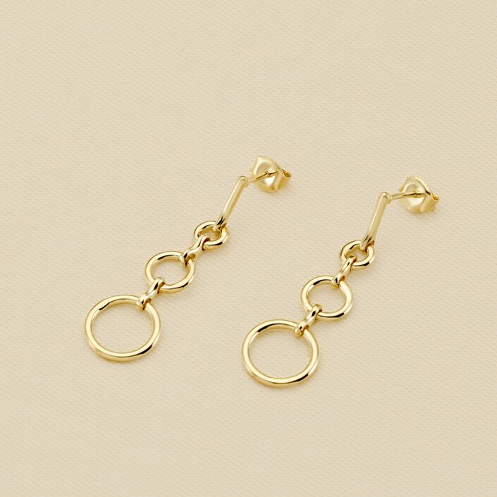 Long earrings PHILRING - Golden - All earings  | Agatha