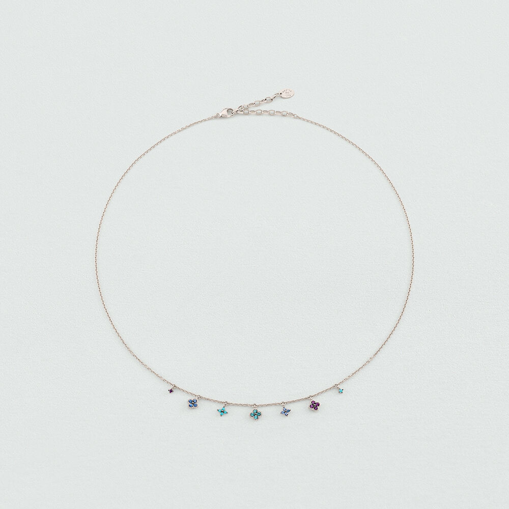 Choker necklace BELOVED - Multicolor / Silver - Beloved  | Agatha