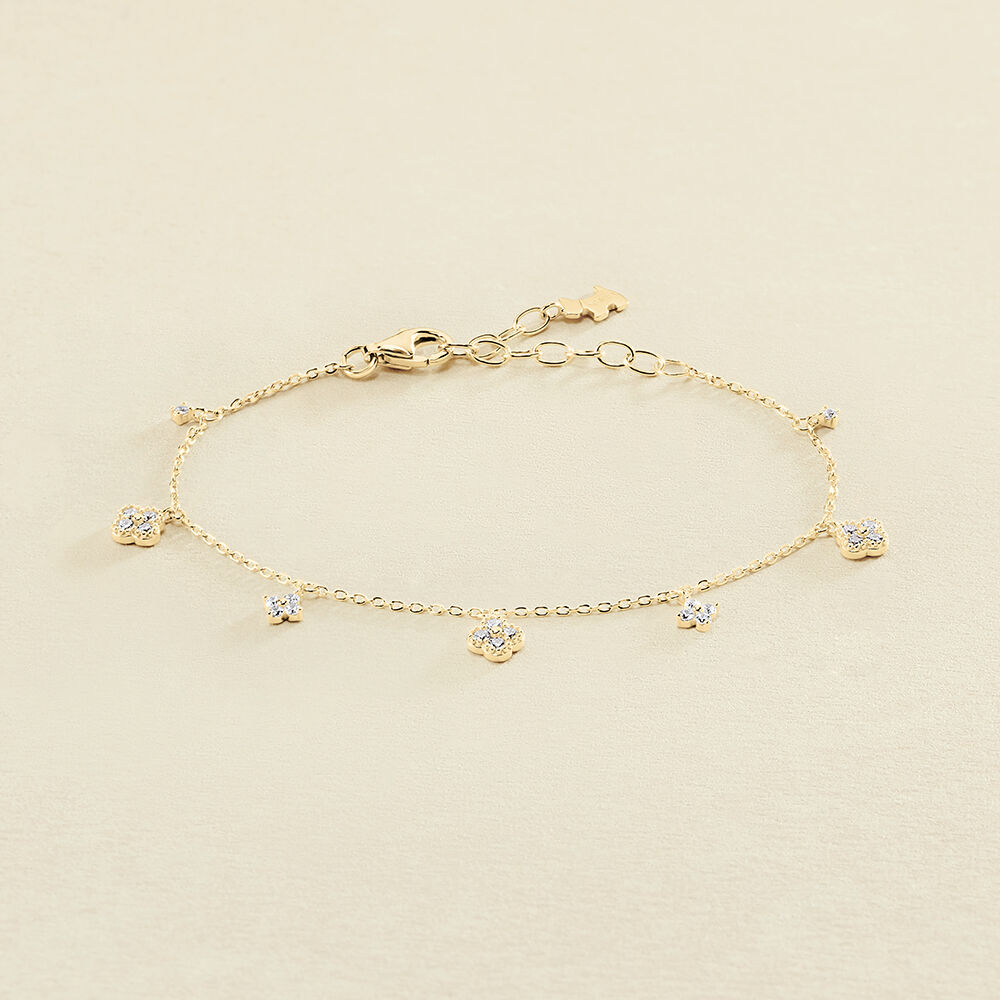 Link bracelet BELOVED - Crystal / Golden
