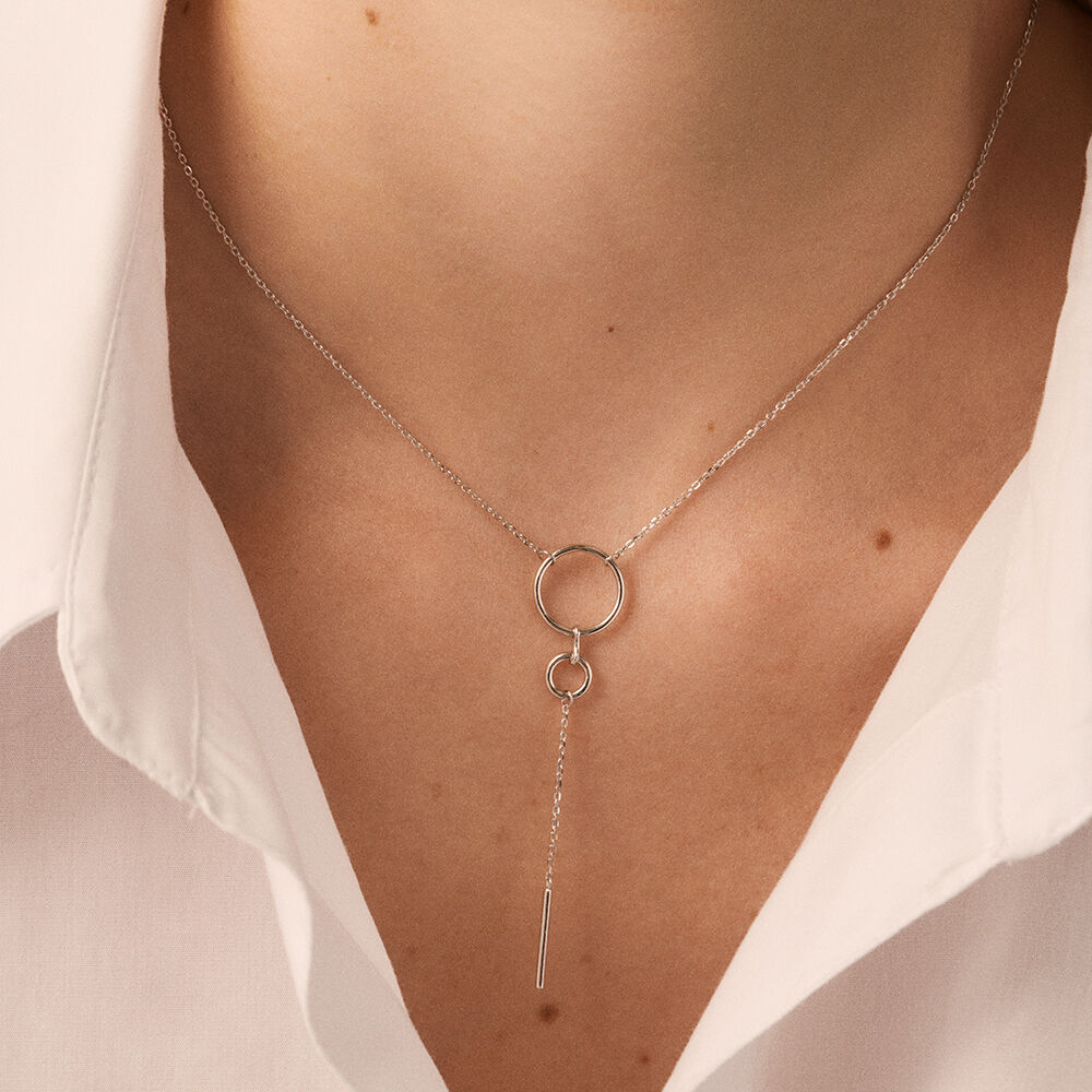 Long necklace PHILRING - Silver - All jewellery  | Agatha