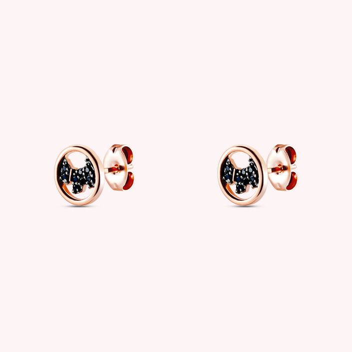 Stud earrings PIBLACK - Black / Pink - All earings  | Agatha
