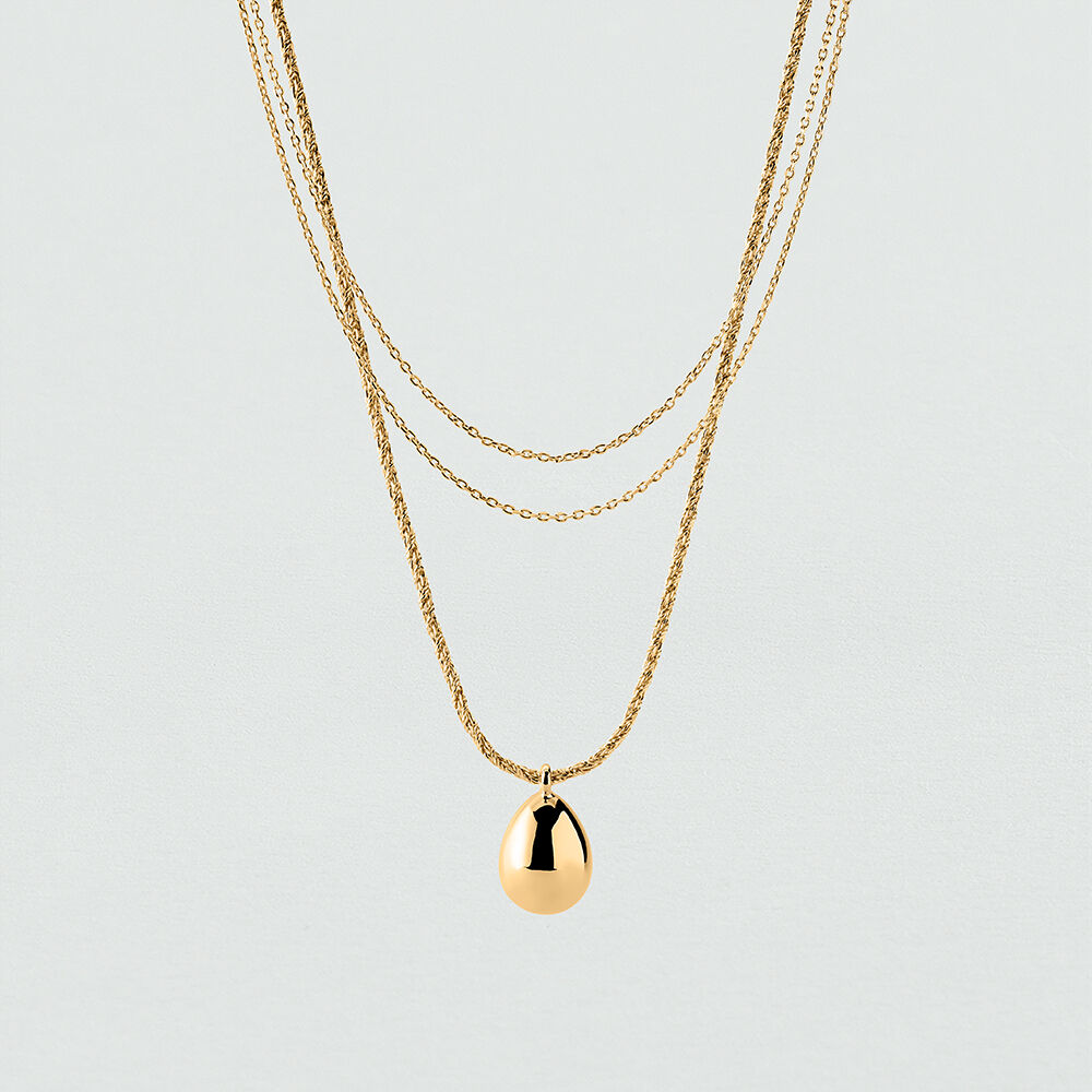 Mid-length necklace MADELEINE - Golden - Mid-length necklace  | Agatha