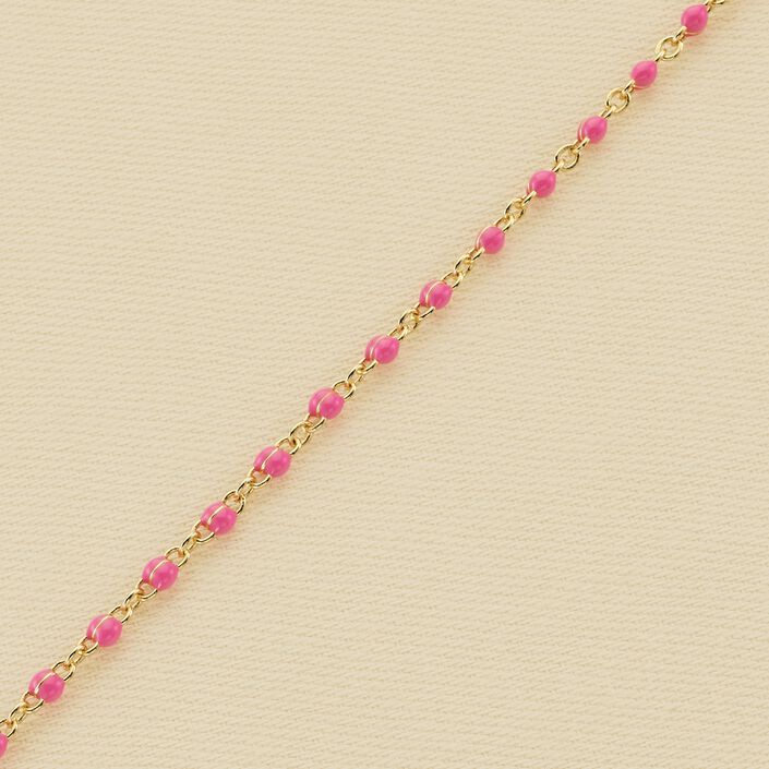 Ankle chain SMARTY - Neon pink - All bracelets  | Agatha
