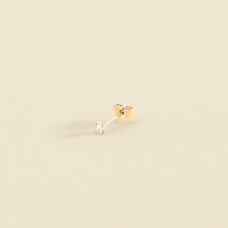 Piercing stud MINI - Crystal / Golden - All jewellery  | Agatha