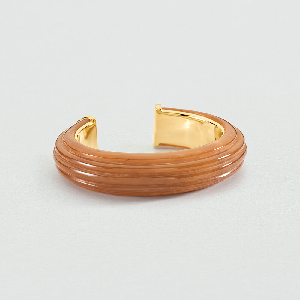 Bangle MADELEINE - Brown / Gold - Bangle  | Agatha