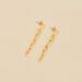 Long earrings CHAIN - Golden - All earings  | Agatha