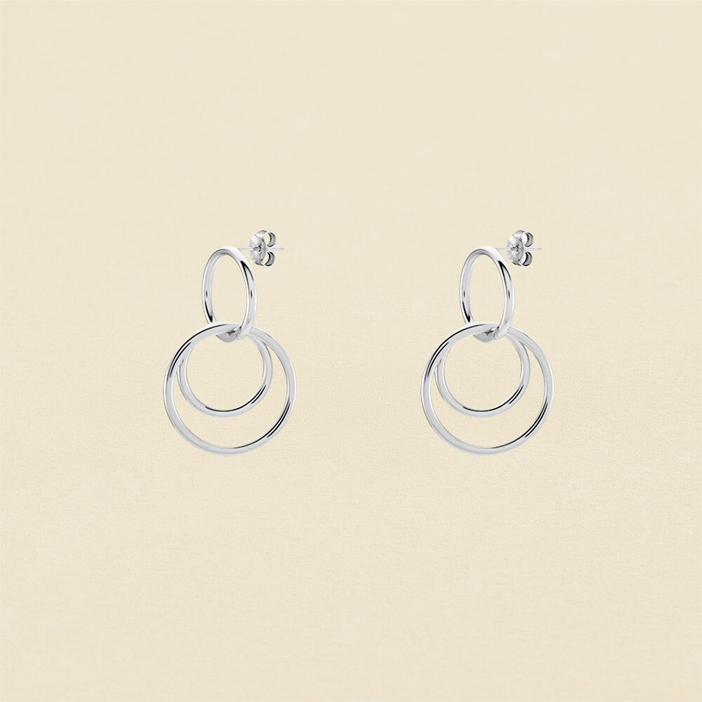 Long earrings TELES - Silver - Outlet  | Agatha