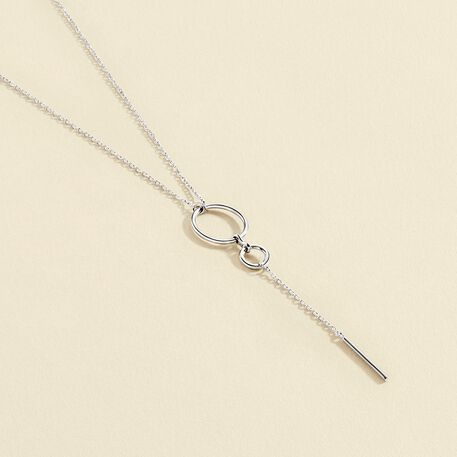 Long necklace PHILRING - Silver - All jewellery  | Agatha