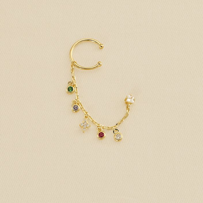 Ear cuff MIX & MATCH - Multicolor / Gold - All jewellery  | Agatha