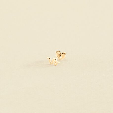 Piercing stud VIPER - Golden - All jewellery  | Agatha