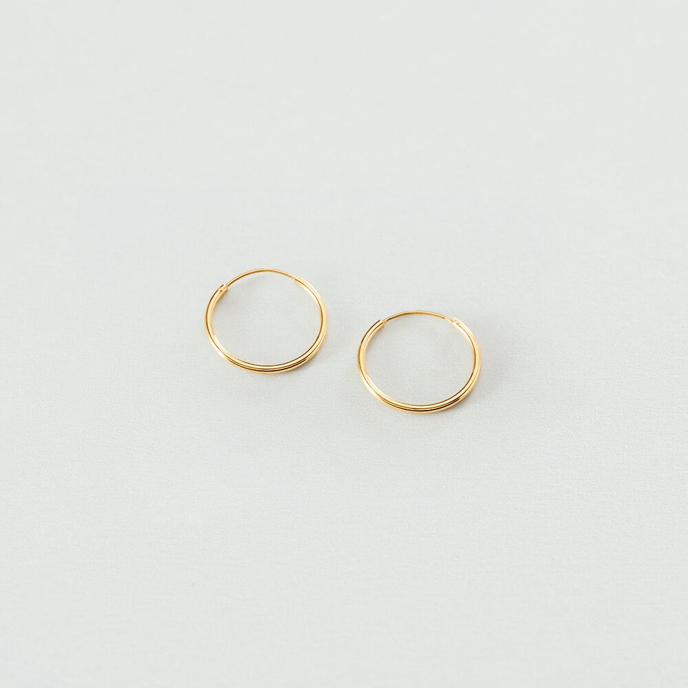 Hoops CREOLA - Golden - Earrings  | Agatha