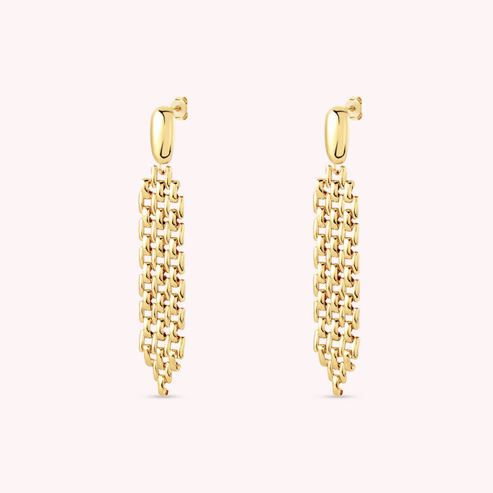 Long earrings MINUIT - Golden - All earings  | Agatha