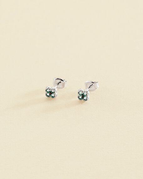 Stud earrings BELOVED - Turquoise / Silver - All jewellery  | Agatha