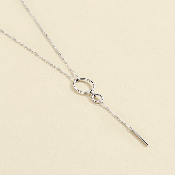 Long necklace PHILRING - Silver - All jewellery  | Agatha