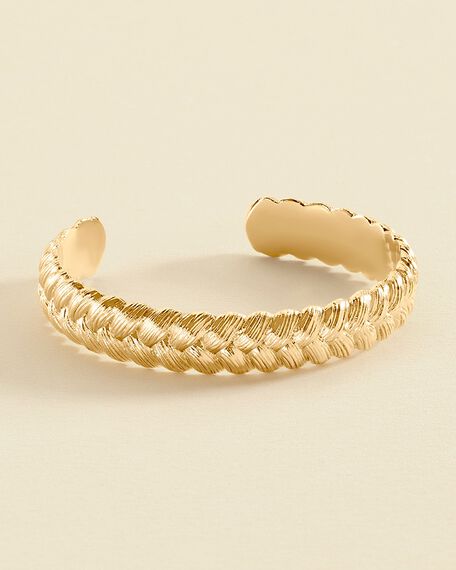 Bangle TRESSE - Golden - All jewellery  | Agatha
