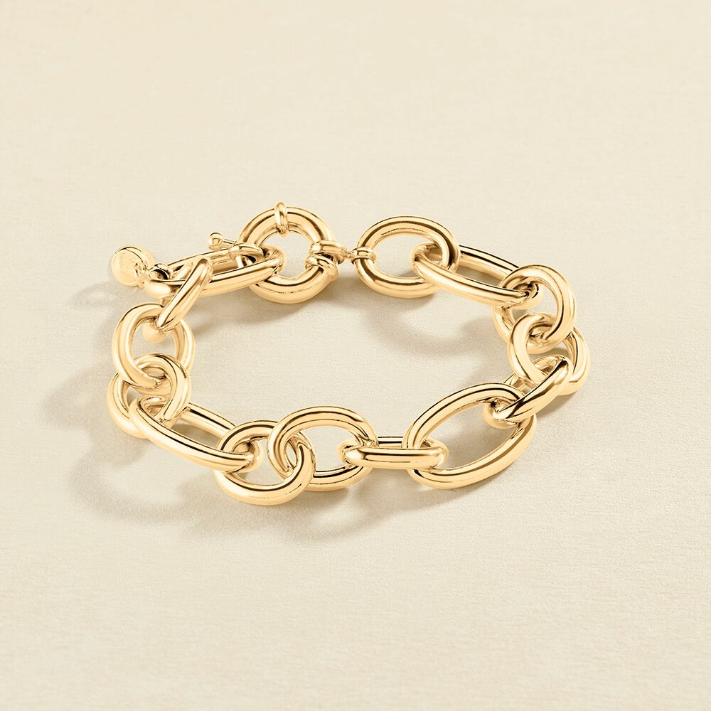 Link bracelet LEA - Golden - All jewellery  | Agatha