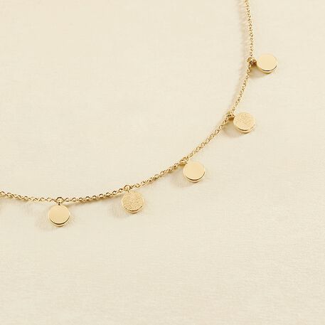 Choker necklace GOLDEN - Golden - All jewellery  | Agatha