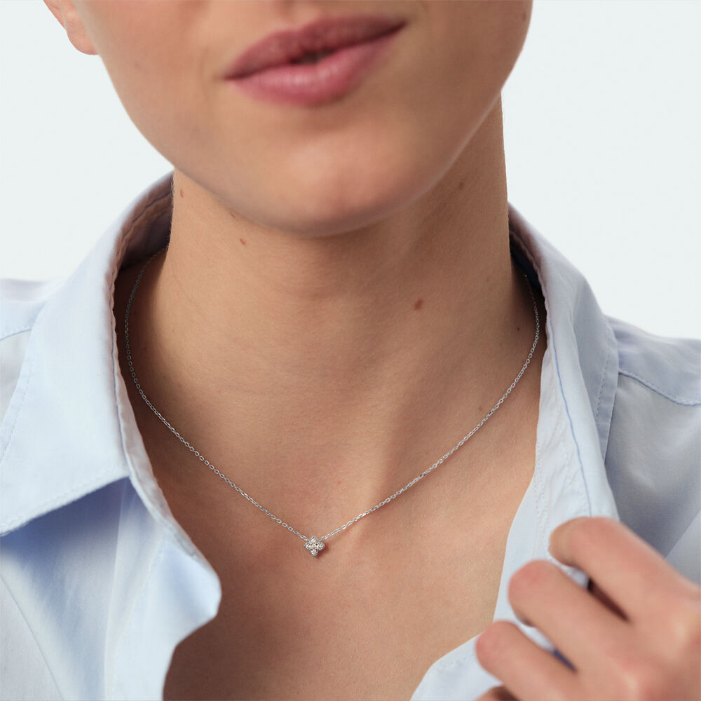 Choker necklace BELOVED - Crystal / Silver - Choker necklace  | Agatha