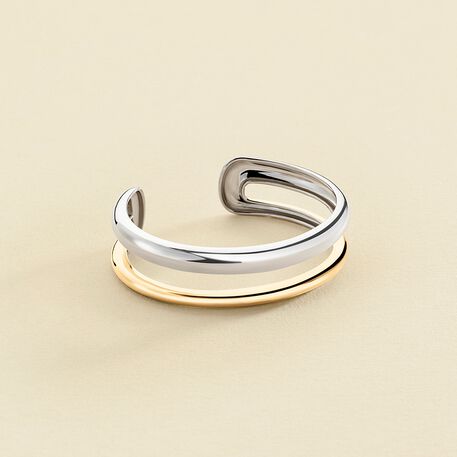 Bangle DUA - Silver / Gold - 1960  | Agatha