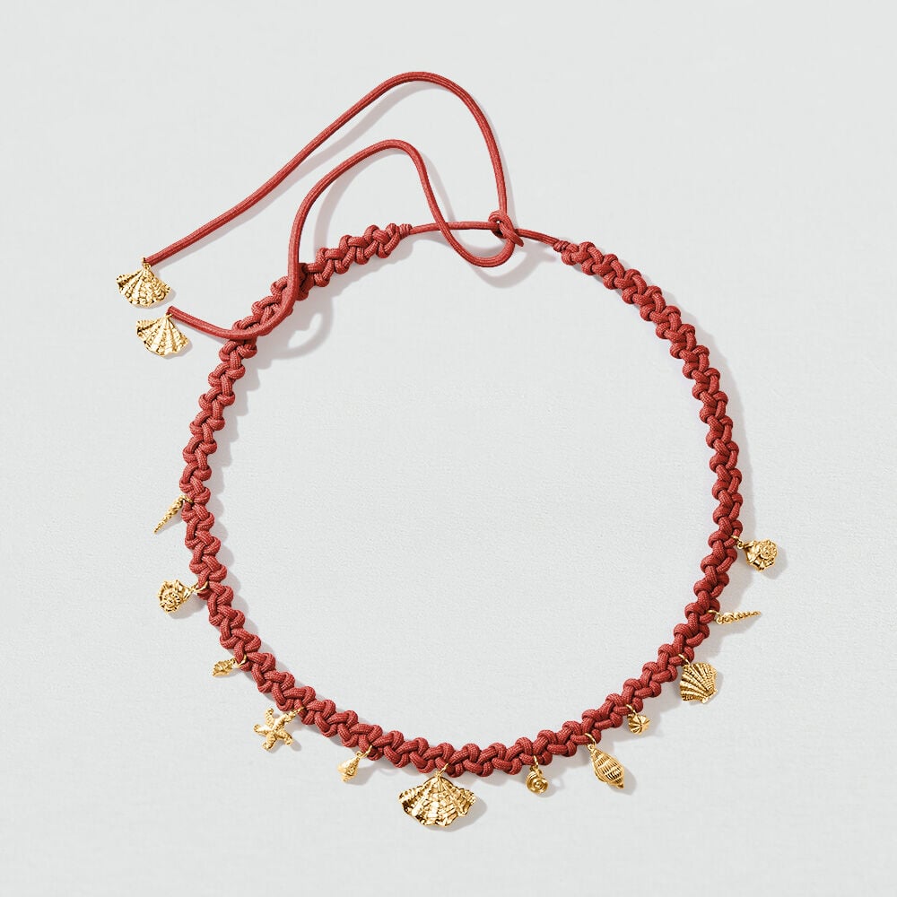 Belt CALYPSO - Red / Gold - Accessories  | Agatha