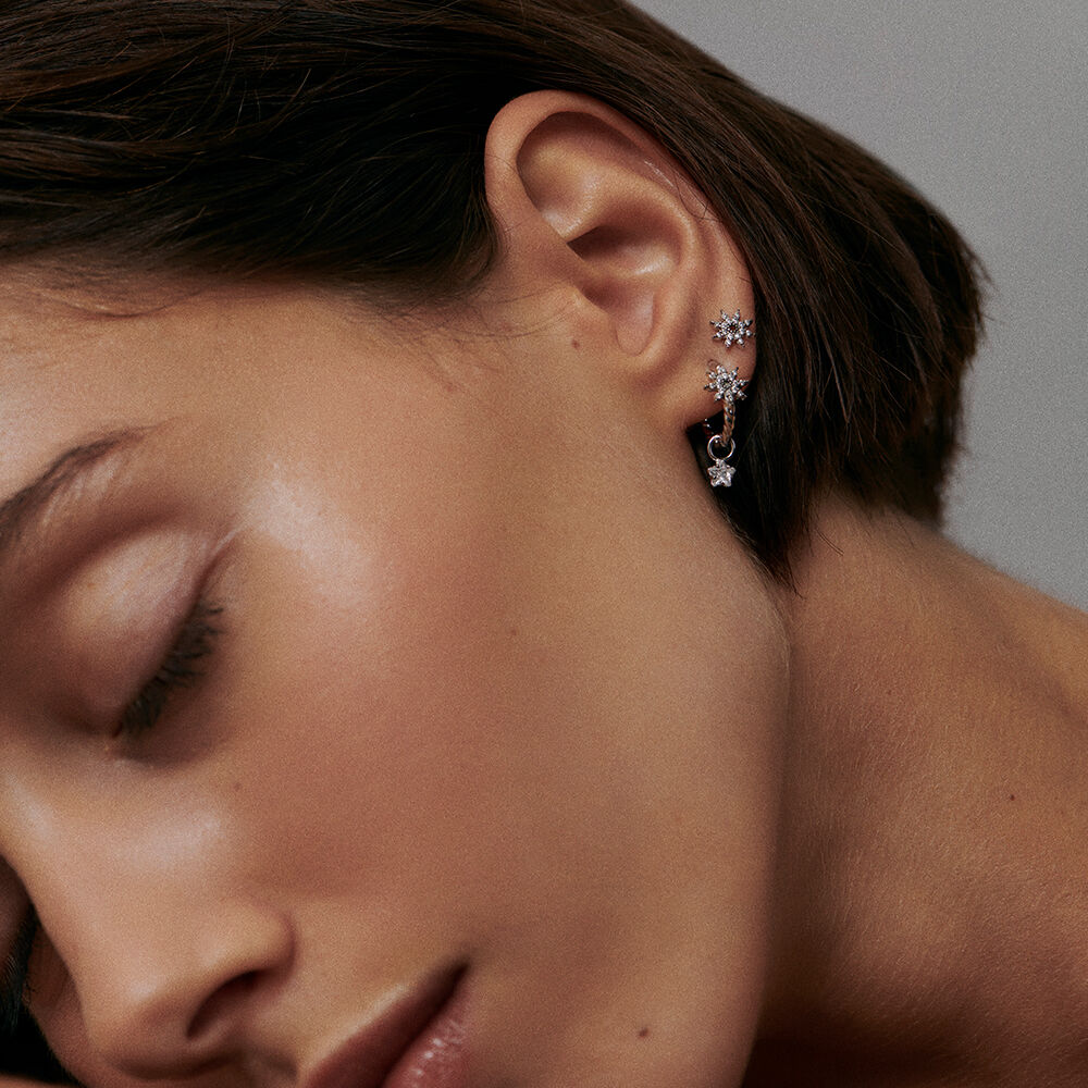 Space stud cheap earrings