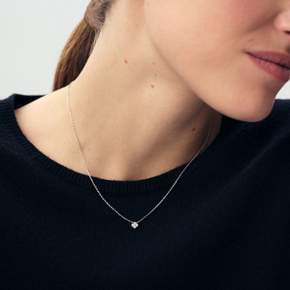 Necklaces Silver woman | Agatha