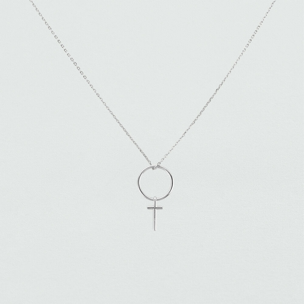 Mid-length necklace PHILRING - Silver - Mid-length necklace  | Agatha