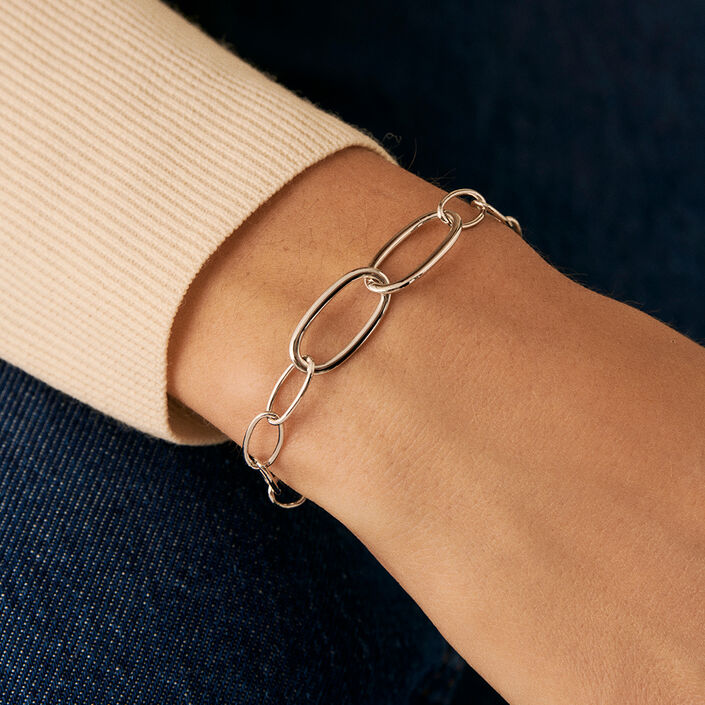 Link bracelet CHAIN - Silver - All bracelets  | Agatha