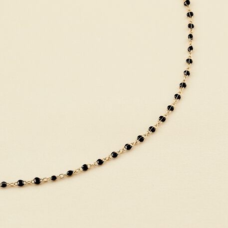 Choker necklace SMARTY - Black / Gold - All jewellery  | Agatha