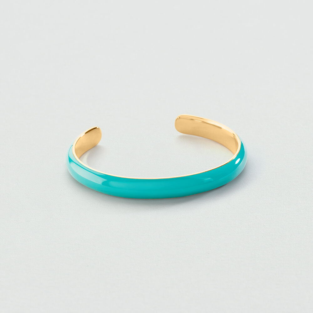 Bangle LEO - Turquoise / Gold - Bangle  | Agatha