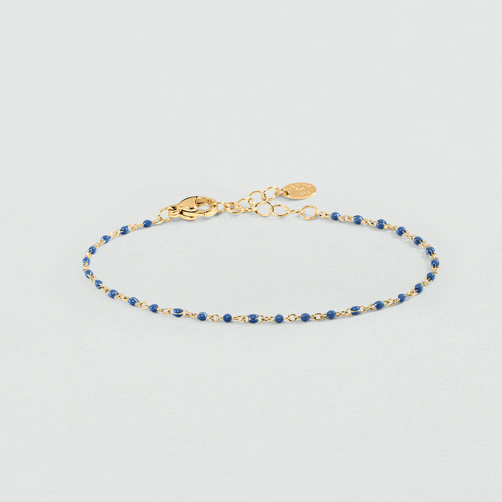 Link bracelet SMARTY - Blue / Gold - All Talismans  | Agatha