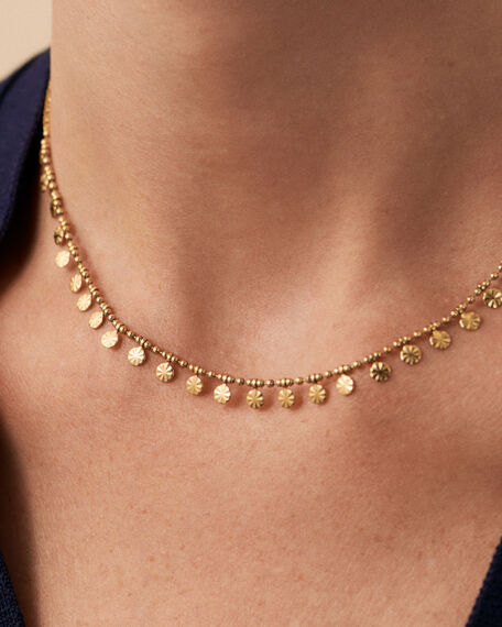 Choker necklace ARIEL - Crystal / Golden - All jewellery  | Agatha