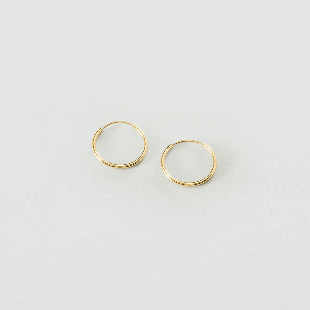Hoops CREOLA - Golden - Earrings  | Agatha