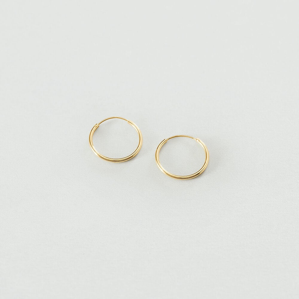 Hoops CREOLA - Golden - Earrings  | Agatha