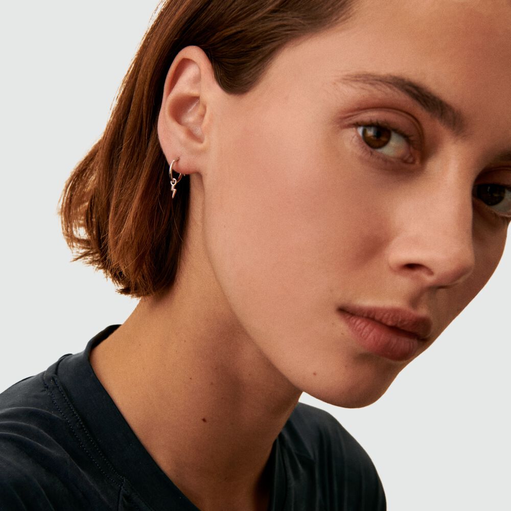 Hoop piercing TONNERRE - Silver - Genuine silver  | Agatha