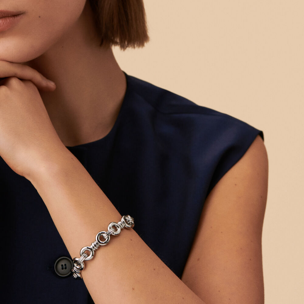 Link bracelet 1974 - Silver - Bracelets  | Agatha