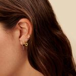 Hoop piercing SUNSHINE - Crystal / Golden - All jewellery  | Agatha
