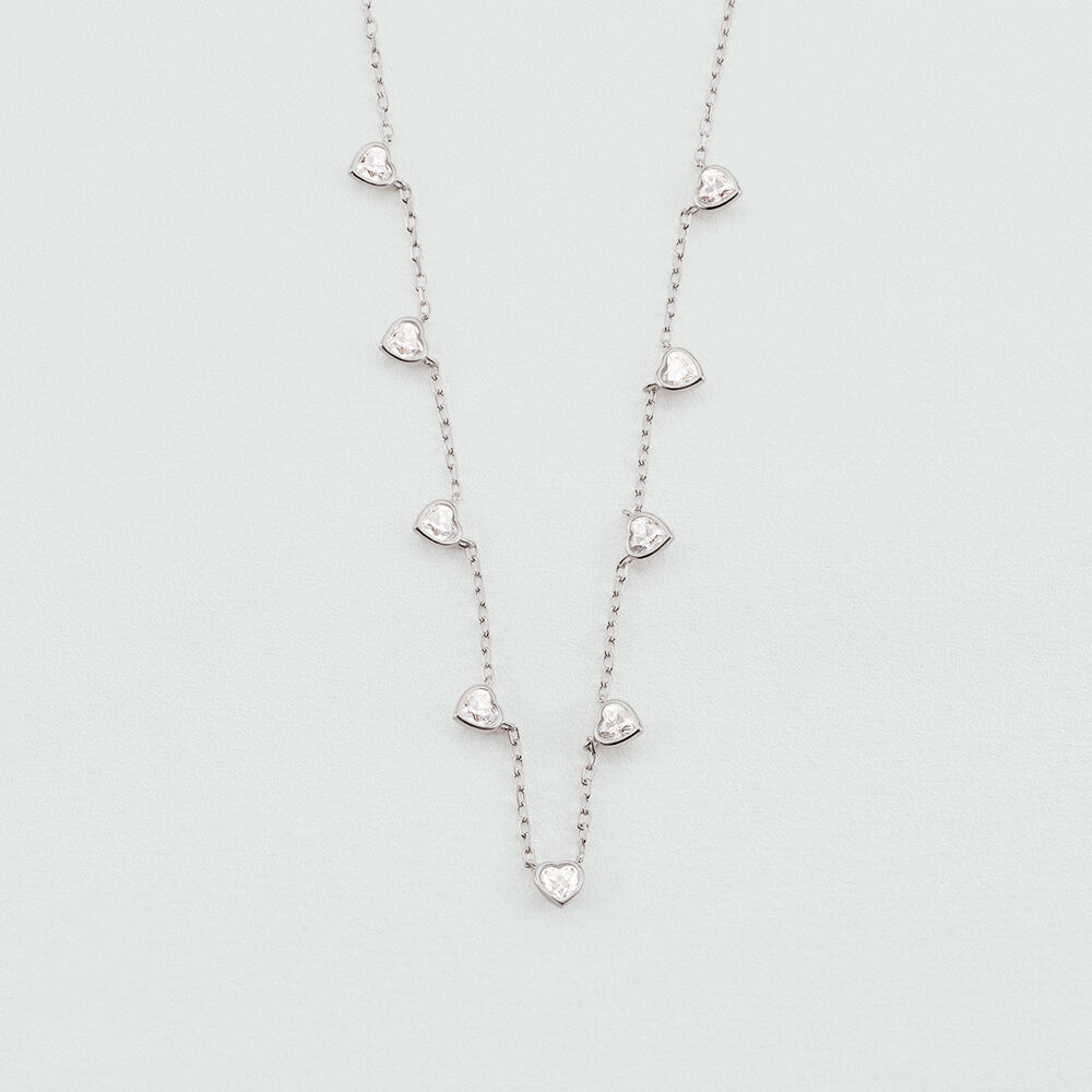 Choker necklace ADOREE - Crystal / Silver - Choker necklace  | Agatha
