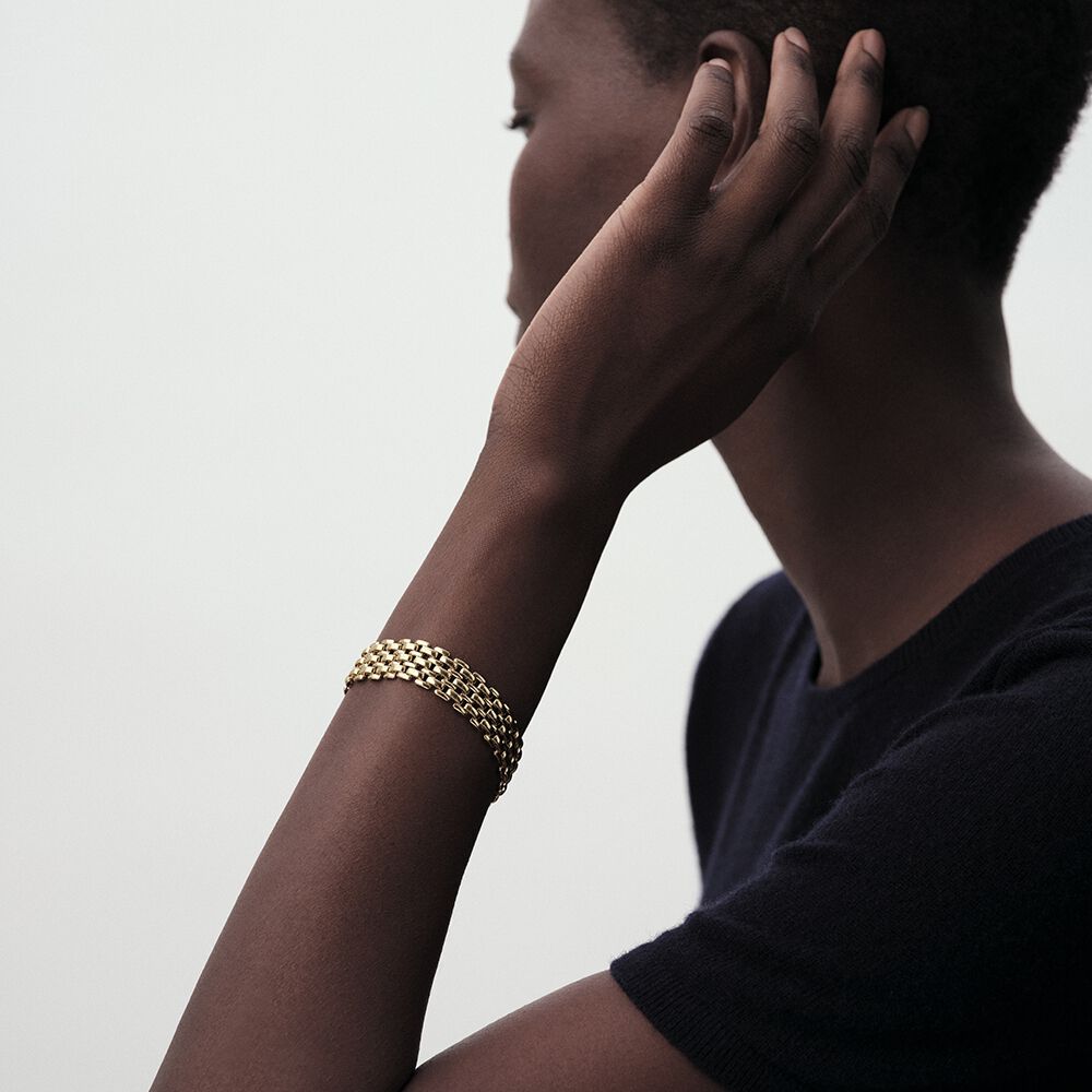 Link bracelet MINUIT - Golden - Bracelets  | Agatha