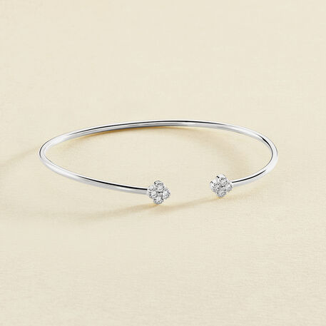 Bangle BELOVED - Crystal / Silver - All jewellery  | Agatha