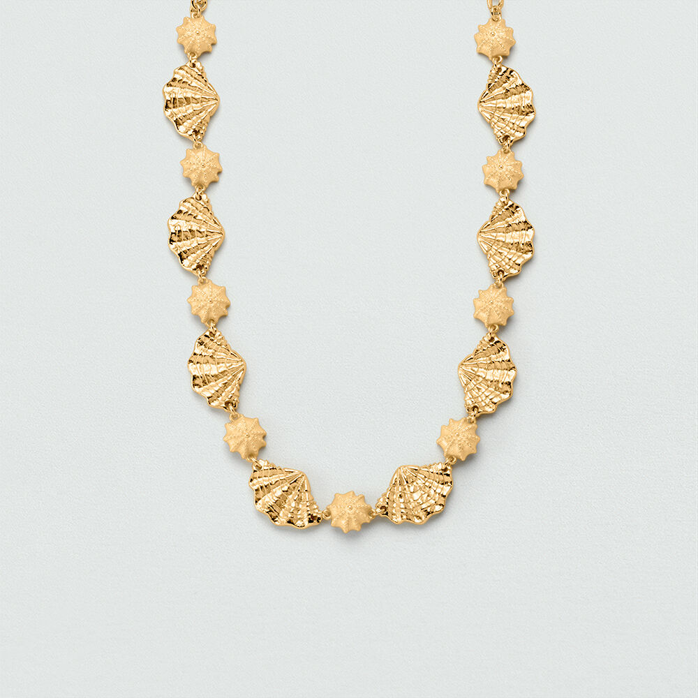Mid-length necklace CALYPSO - Golden - Necklaces  | Agatha