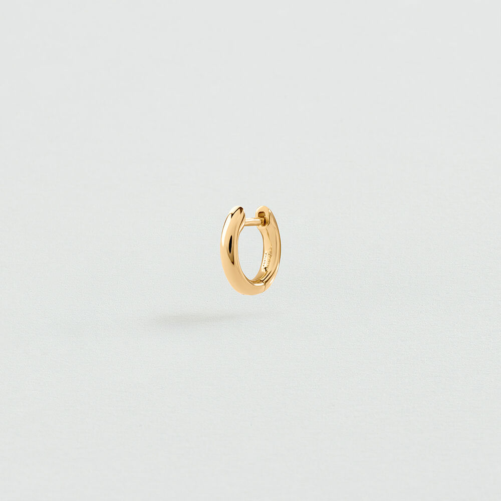 Single hoop earring MIX & MATCH - Golden - Earrings  | Agatha