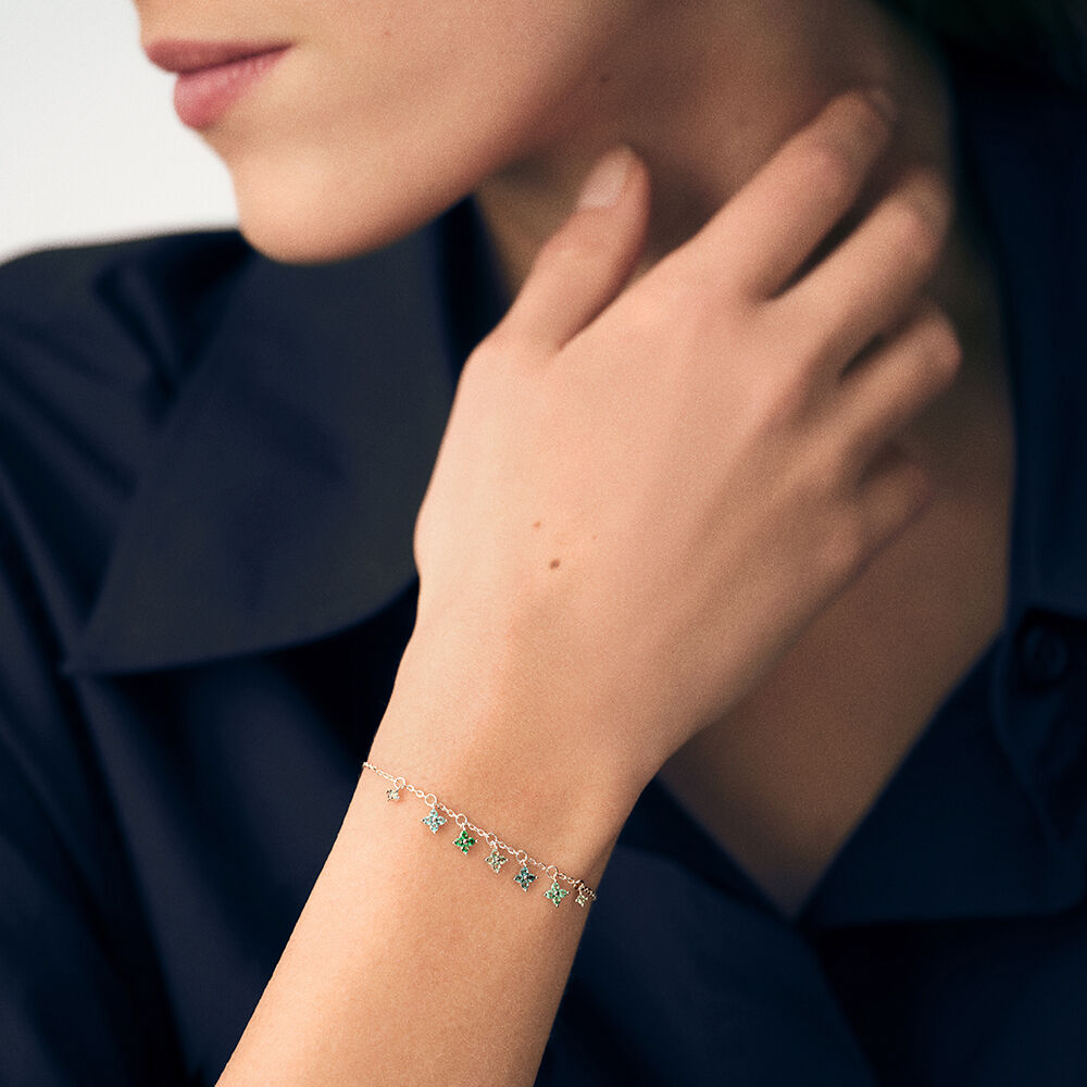 Link bracelet BELOVED - Multicolor / Silver - Bracelets  | Agatha