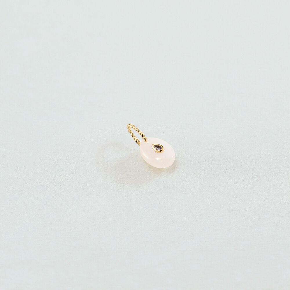 Pendant NATURAL STONE - White moon stone - Jewellery  | Agatha