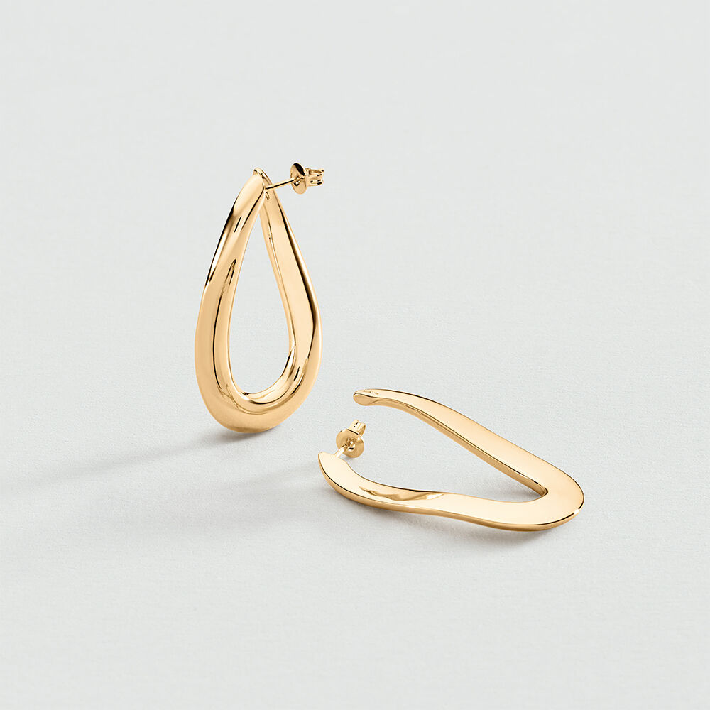 Hoops ABBESSES - Golden - Earrings  | Agatha