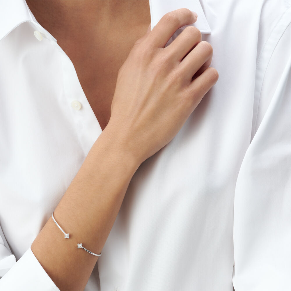 Bangle BELOVED - Crystal / Silver - Bangle  | Agatha