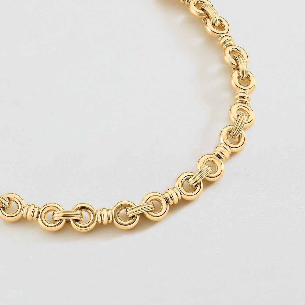 Choker necklace 1974 - Golden - 1974  | Agatha