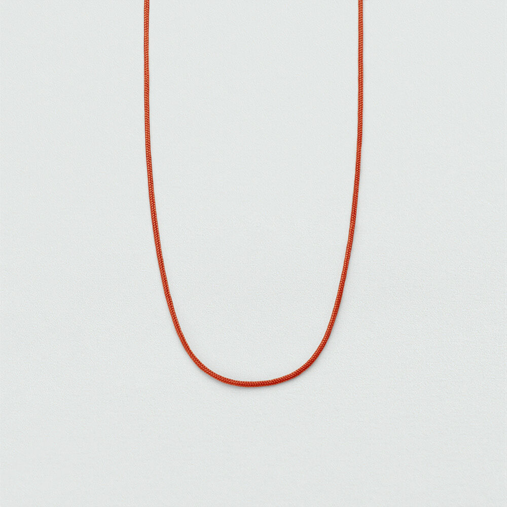 Choker necklace STRING TALISMANS - Red