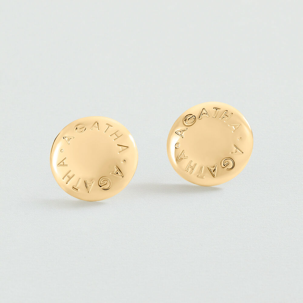 Long earrings PALAIS ROYAL - Golden - Earrings  | Agatha